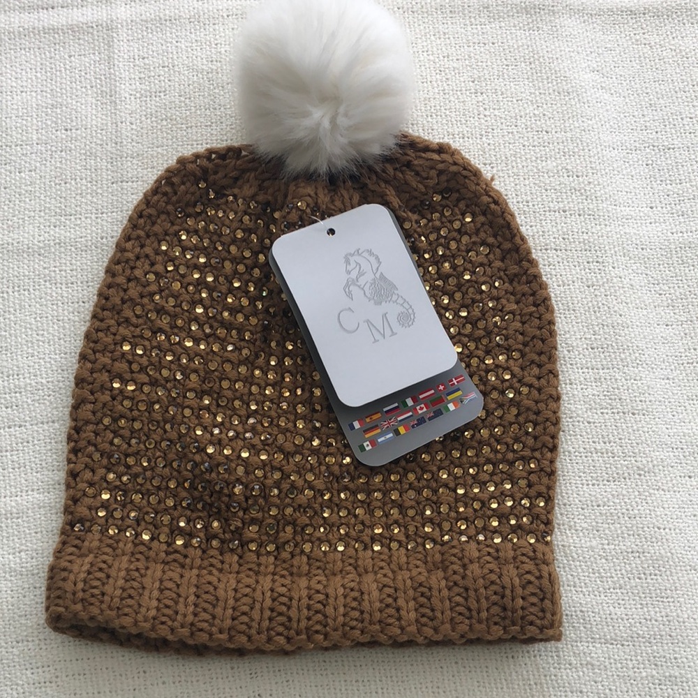Caramel Dazzled Winter Hat